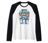 Kids Meme 67 Six Seven 6 7 Italian Brainrot Christmas Camiseta Manga Raglan