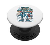 Kids Meme 67 Six Seven 6 7 Italian Brainrot Christmas PopSockets PopGrip Adhesivo
