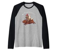 Kids Meme Retro Vintage Kerfuffle Capybara Raccoon Duck Frog Camiseta Manga Raglan