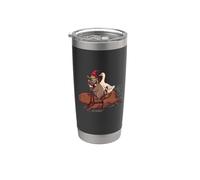 Kids Meme Retro Vintage Kerfuffle Capybara Raccoon Duck Frog Vaso térmico de acero inoxidable de doble pared
