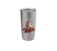 Kids Meme Retro Vintage Kerfuffle Capybara Raccoon Duck Frog Vaso térmico de acero inoxidable de doble pared