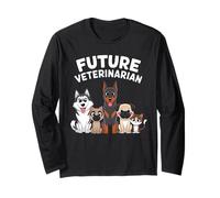 Kids Men Women Future Veterinarian Wildlife Animals Lovers Manga Larga