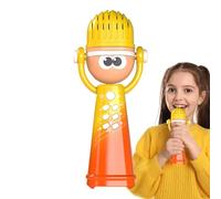 Kids Microfon - Altavoz vocal portátil con actividad de desarrollo ligero y de infancia, juego educativo para el interior al aire libre, diseño que facilita el intercambio entre el canto
