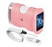 Kids Microscope - 1000X Rechargeable Educational Science Toys, Handheld Digital Microscope | 2 Inch Screen Magnifier For Kids Girls Boys Home School Laboratory Outdoor Nature