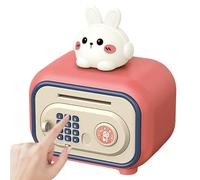 Kids Money Bank - ABS 13x19.5x14.5cm | Password Fingerprint Unlock with Sound Money Saver Box, Electronic Piggy Bank | Cash Bill Coin Storage For Boys Girls Age 3+ Birthday Holiday Use