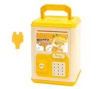 Kids Money Bank, Electronic Coin Saver, Musical Piggy Holder, 5.12x5.12x7.48 Inches, Funny Sound Feature, Auto Insertion Slot, Great for Christmas, Birthday Surprises, Home Use, Camping