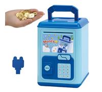 Kids Money Bank, Electronic Money Saver, Musical Fun Design, Sturdy Child Friendly Material, Easy Coin Deposit, Ideal for All Ages, Students, Savings, Home, Camping, 5.12x5.12x7.48 Inches