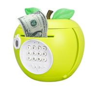 Kids Money Bank - Fruit Shaped Electronic Cash Safe Box with Password for Children | ABS Flexible with Digital Lock Secure Coin Storage for Home School Birthday Bedroom Nursery Living Room