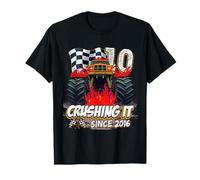 Kids Monster Truck 10 Year Old Boys 10th Birthday Since 2016 Camiseta