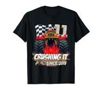 Kids Monster Truck 11 Year Old Boys 11th Birthday Since 2015 Camiseta