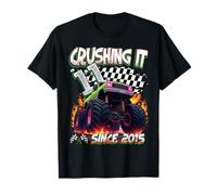Kids Monster Truck 11 Year Old Boys 11th Birthday Since 2015 Camiseta