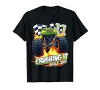 Kids Monster Truck 11 Year Old Boys 11th Birthday Since 2015 Camiseta