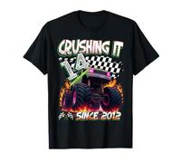 Kids Monster Truck 14 Year Old Boys 14th Birthday Since 2012 Camiseta