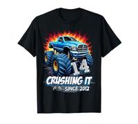 Kids Monster Truck 14 Year Old Boys 14th Birthday Since 2012 Camiseta