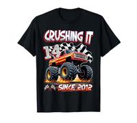 Kids Monster Truck 14 Year Old Boys 14th Birthday Since 2012 Camiseta