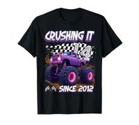 Kids Monster Truck 14 Year Old Boys 14th Birthday Since 2012 Camiseta