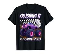 Kids Monster Truck 3 Year Old Boys 3rd Birthday Since 2023 Camiseta