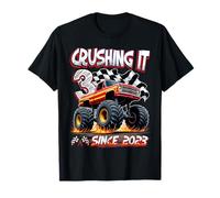 Kids Monster Truck 3 Year Old Boys 3rd Birthday Since 2023 Camiseta