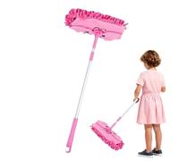 Kids Mop - Rotatable Divertido Telescopio, Polvo Mop Limpieza Juguete | Dibujos Animados Pretend Play Limpieza para la Infancia Housekeeping Role Play Education Living Room Dormitorio Piso