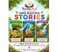 Kids Moral Story Colouring Book - Volume 1: Featuring Seed to Tree, The bird's Nest Story & The Brave Fish