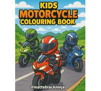 Kids Motorcycle Colouring Book: 24 Fun pages of Motorcycles, Sport bikes & Dirt bikes