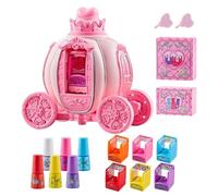 Kids Nail Arts Kit - Princess Carriage Pretend Play Beauty Set