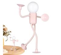 Kids Night Light - 6.69 Inches Funny Sports Lamp | Suction Cup Light - ABS Silicone Novelty Night Lamp With Soft Eye Caring Glow For Kids Bedrooms Bathrooms Nurseries And Decorative Home Lighting