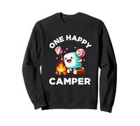 Kids One Happy Camper Baby Girl Marshmallow Camping Sudadera