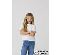 KIDS ONLY Camiseta de manga corta 7/8-13/14 años. Color blanco estampado negro