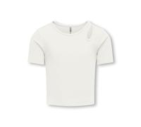 KIDS ONLY Camiseta Kognessa S/S Cut out Top Box JRS Noos, Cloud Dancer/Detail:Shoulder Cut out, 158-164
