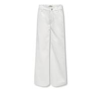 KIDS ONLY KOGCOMET Life Wide DNM GUO020 Noos, Vaqueros Anchos Niñas, White,