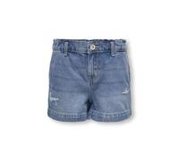 KIDS ONLY KOGCOMET Wide Des Shorts DNM PIM006 Noos, Shorts de Mezclilla Niñas, Light Blue Denim,