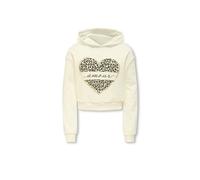 Kids Only Kogcooper Life Heart Ls Hoodie Swt Noos 11 - 12A Blanco