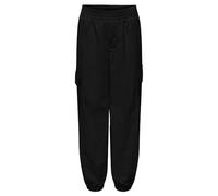 KIDS ONLY KOGECHO Cargo Parachute Pant PNT Noos, Pantalones Tipo Cargo Niñas, Black,