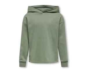 KIDS ONLY Kogfave L/S Hood Swt Noos Sudadera con Capucha, Color Verde, 146-152 para Niñas