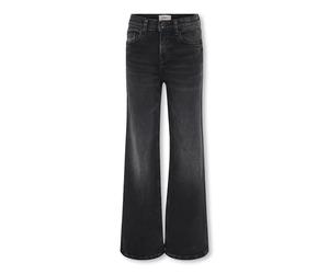 KIDS ONLY Kogjuicy Life Wide Leg DNM Dcc369 Noos Pantalones, Washed Black, 122 EU, Negro Lavado, 122