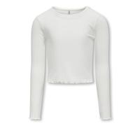 KIDS ONLY Kognella L/S O-Neck Top JRS Noos Camiseta de Manga Larga para niña, Cloud Dancer, 134-140