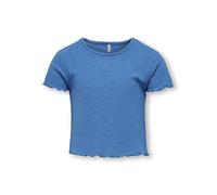 KIDS ONLY KOGNELLA S/S O-Neck Top Noos JRS, Camiseta Niñas, French Blue,