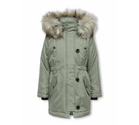 KIDS ONLY Parka con capucha. Color Caqui Claro