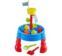 Kids Outdoor Sand and Water Activity Table, Interactive Play Center for Children with Tools and Compartments, Ideal for Backyard Lawn Patio Beach Garden Creative Play