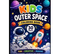 Kids Outer Space Coloring Book