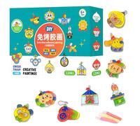 Kids Paint Kit - Educational Gel Art Toy, Creative Painting Set for Children, Art Kit for Home Crafts, School Projects, Hands-On Play, Christmas Learning Activity, DIY Artistic Expression