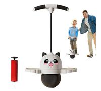 Kids Panda Jumping Pelota de ejercicio - Juguete inflable de saltador con asa, equipo de actividad de saltador de entrenamiento de equilibrio, incluye bomba de aire Juego | Eventos de celebración de