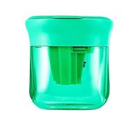 Kids Pencil Sharpener Compact Portable - Dust-Proof Three-Hole Pencil with
