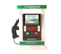 Kids Petrol Pump Toy, Simulation Playset, Educational Sound Effects, Interactive Petroleum Station, Sturdy Desktop Model, Ideal for Children’s Learning, Role Play Fun 6.89x4.53x1.57 Inches