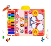 Kids Piano Mat Musical Play Mat Sensory Drum Toy for Nursery Travel Home