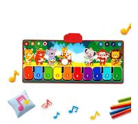 Kids Piano Mat - Sensory Drum Musical Play Mat for Nursery, Travel & Birthd