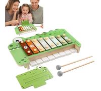 Kids Piano, Musical Piano Toy, Portable Educational Interactive Game, Hand-Eye Coordination Development, Skill Building, Perfect for Boys Girls Preschoolers, 29.8x18x7.2cm Wood