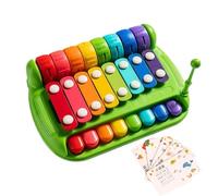 Kids Piano Xylophone Toy - 8 Key Musical Learning Instrument, Sensory Sound Activity Keyboard, Early Education Music Playset, Interactive Development Toy For Boys Girls Over 6 Months Bedroom