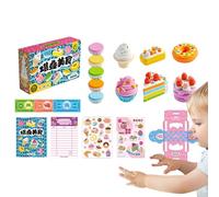 Kids Play Food, Realistic Cooking Toys Set, Colorful Cake Dessert Accessories, Kitchen Pretend Kit, Durable Educational Toy for Family Time, Home Role Play Classroom Fun